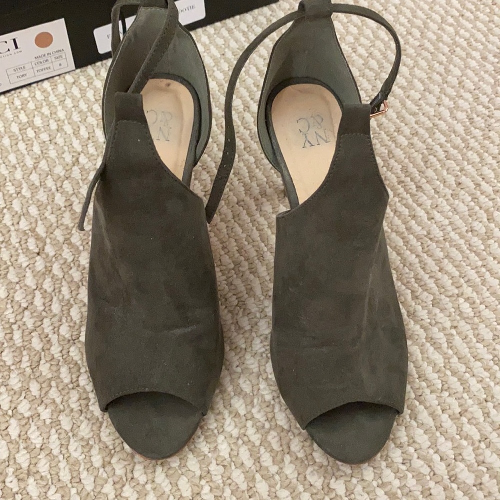 Army green heels